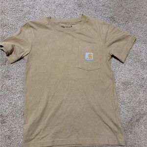 Carhartt Men's Beige Short Sleeve Tee